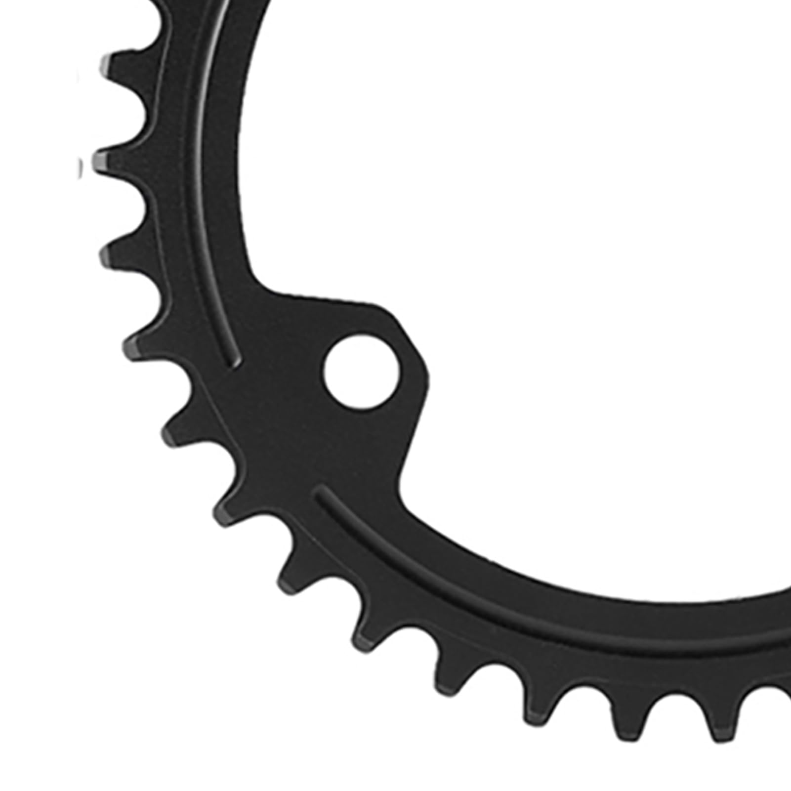 Yosoo Health Gear Pierścień łańcuchowy rowerowy, 104 BCD rower górski wąski szeroki łańcuszek okrągły kształt pojedynczy łańcuszek pierścień 32T 34T 36T 38T(38T)
