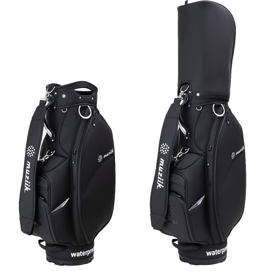 即完売限定モデル！muziik ムジーク 防水素材 キャディバッグ Muziik公式サイトーアクセサリー限定キャディバッグー