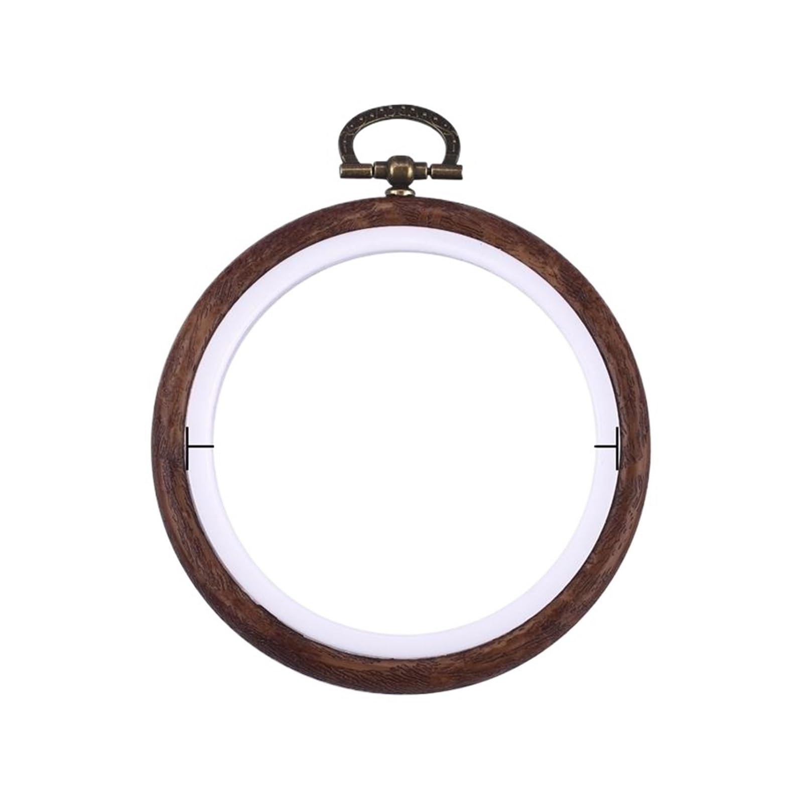 CQAHDSEVF Embroidery Hoop Circle, Mini Wooden Round Oval Embroidery Hoops Set, Multiple Sizes for DIY Cross Stitch(8cm)