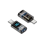 Cyberplugs USB Type-C 電圧・電流チェッカー 電圧計 超小型 4.2g 36W対応 USB3.2 10Gbps 対応
