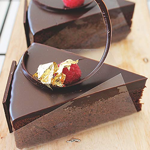KINNO Echte Blattgold Essbar 24 Karat Goldfolie 4.33 * 4.33cm zum Basteln Lebensmittel Kuchen Backen Torten Dekorfolie… – Bild 5