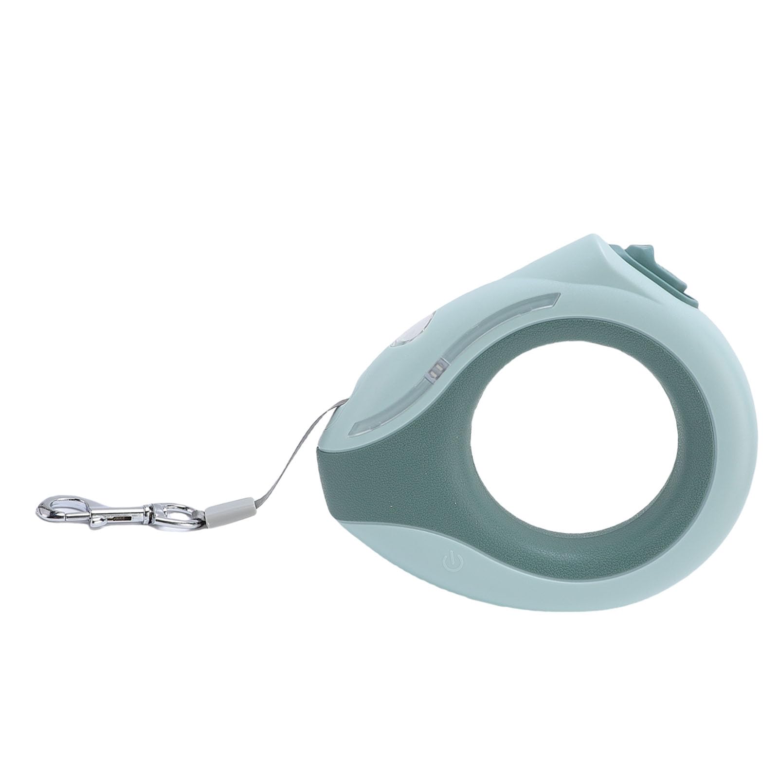 Laisse Rétractable pour Chien, Lumière LED Colorée, Réglage Automatique élégant pour Petits et Moyens Chiens, Conception Robuste (Verte)