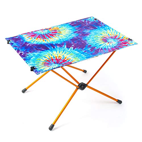 Helinox Table One Hard Top Lightweight, Collapsible, Portable, Outdoor Camping Table, Large - 30 x 22.5 Inches, Tie Dye