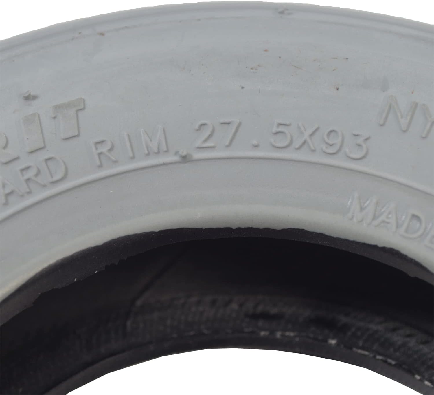 Monster Motion 8"x2" (200x50) Pneumatic Mobility Tire with C179G Spirit Ribbed Tread : Health & Household