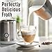 Zulay Electric Hot Chocolate Maker Machine - Powerful, Stainless Steel Hot Chocolate Machine & Hot Cocoa Maker - 4-in-1 Detachable Milk Frother Heater & Cold Foam Maker - Milk Frother Dishwasher Safe