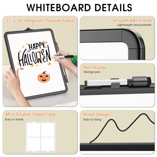 image for MaxGear Small Dry Erase Board for Wall, 14
