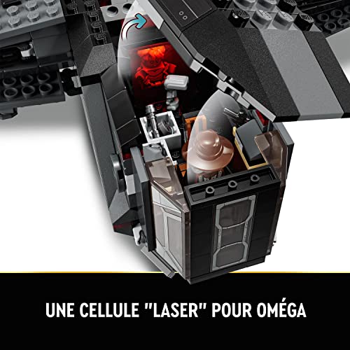 LEGO 75323 Star Wars Le Justifier, Jouet de Construction, avec Figurine de Droïde, Ensemble The Bad Batch, Maquette Vaisseau Spatial, 4 Minifigurines