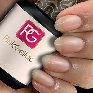 Pink Gellac 121 French Pink UV-nagellak Professionele gel-nagellak voor ten minste 14 dagen; perfect glanzende nagels.
