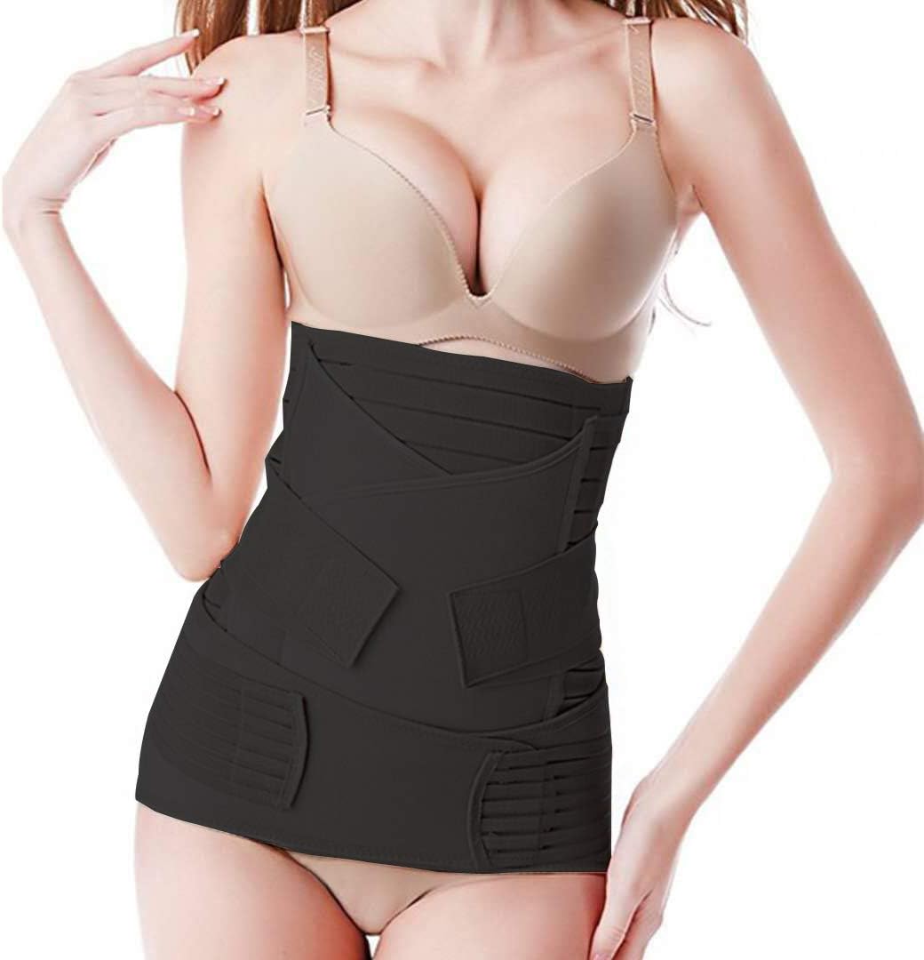 3 in 1 Postpartum Belly Support Recovery Wrap-Premium Postpartum Belly band for Postnatal, Pregnancy, Maternity-Girdles for Upgrading Women Body Shaper