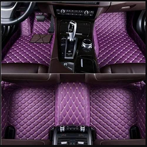 NYMCAR Custom Car Floor Mats Compatible with Audi BMW Mercedes-Benz Honda Toyota Lexus Infiniti Nissan Hyundai kIa 2004-2026 (17,Purple)