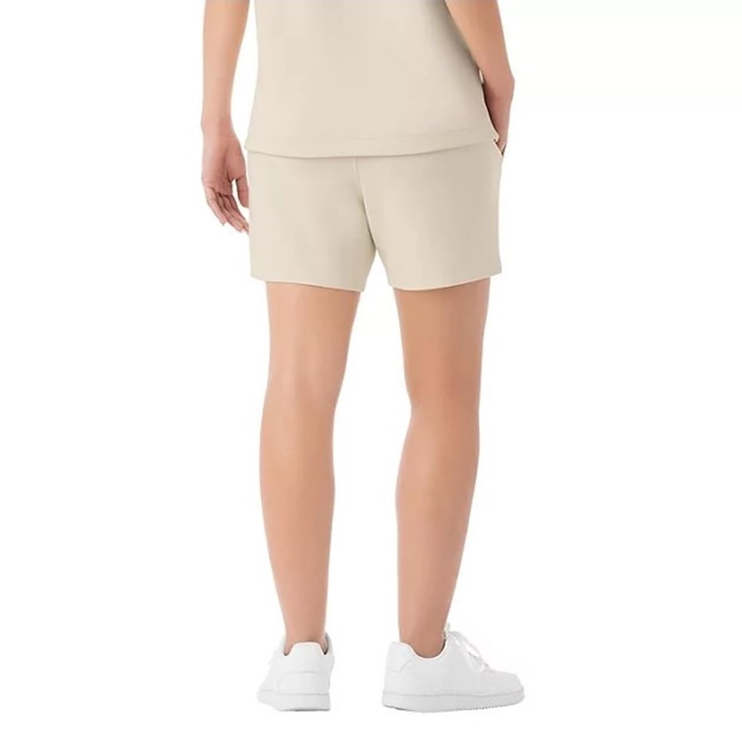 Member's Mark Women's Luxe Short (US, Alpha, Medium, Regular, Regular, Almond)