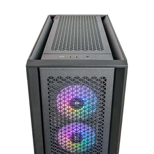 Image of Velztorm iCUE Certified Aciex Custom Built Gaming Desktop PC (Intel i9-13900K, GeForce RTX 5090, 64GB DDR5, 2TB PCIe SSD, RGB Fans, 360mm AIO, 1000W PSU, WiFi 6, Bluetooth 5.2, RJ-45, Win 11 Home)