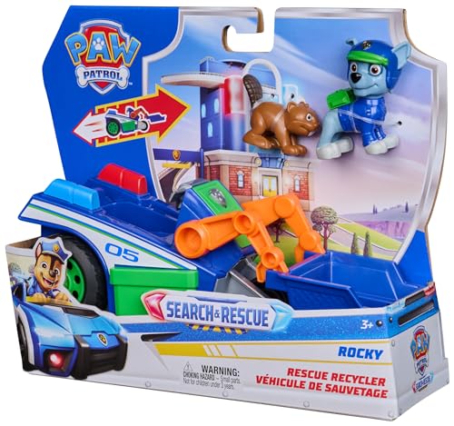 Véhicule + Figurine Paw Patrol Search & Rescue Rocky Pat'patrouille - vue 9