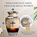 Malaika Memorials Transcendent Cross Urn for Ashes Adult Male/Female, Cremation Urns for Human Ashes Adult Man/Woman, 200 Cubic Inch Capacity