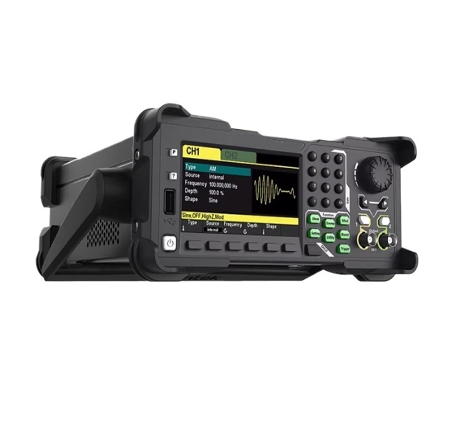 Generatore di segnali con funzioni arbitrarie a 2 canali HDG3062B 60 MHz 300 MSa/s