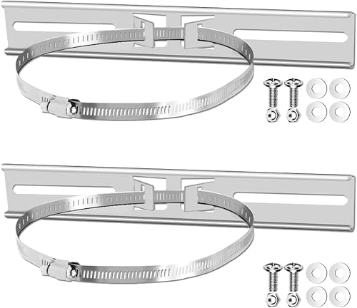 Kits de soporte de columna de acero inoxidable, kits de montaje de poste, soporte de acero inoxidable de 1.969 * 15.748 in (1.97 * 15.75 pulgadas)