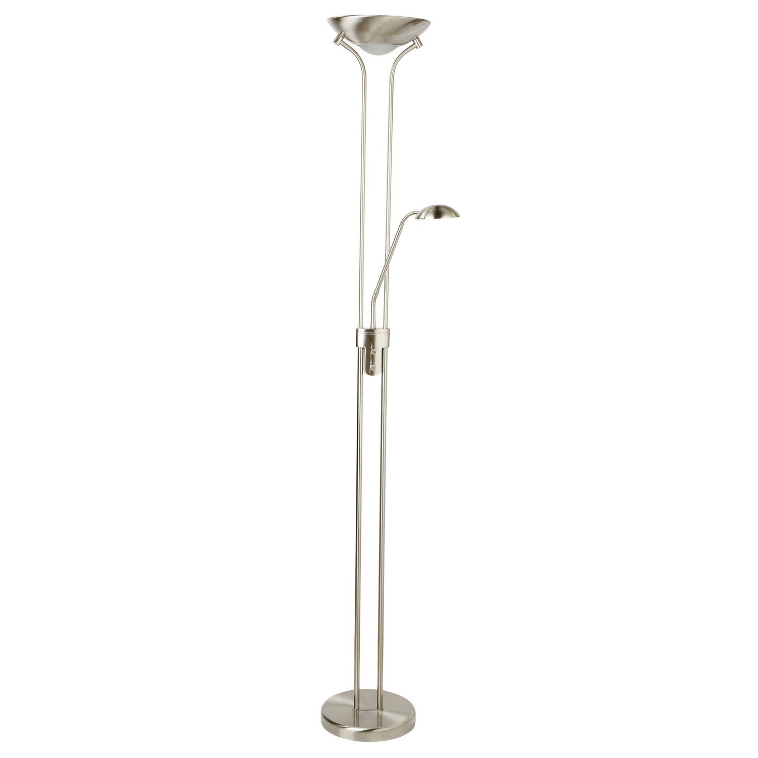 Searchlight Led Mother & Child - Satin Silver