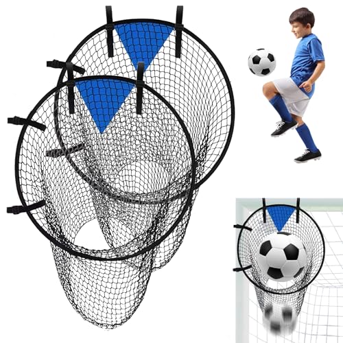 Cible de football pour l'entraînement avec filet de but de football de 55x70cm et sangles