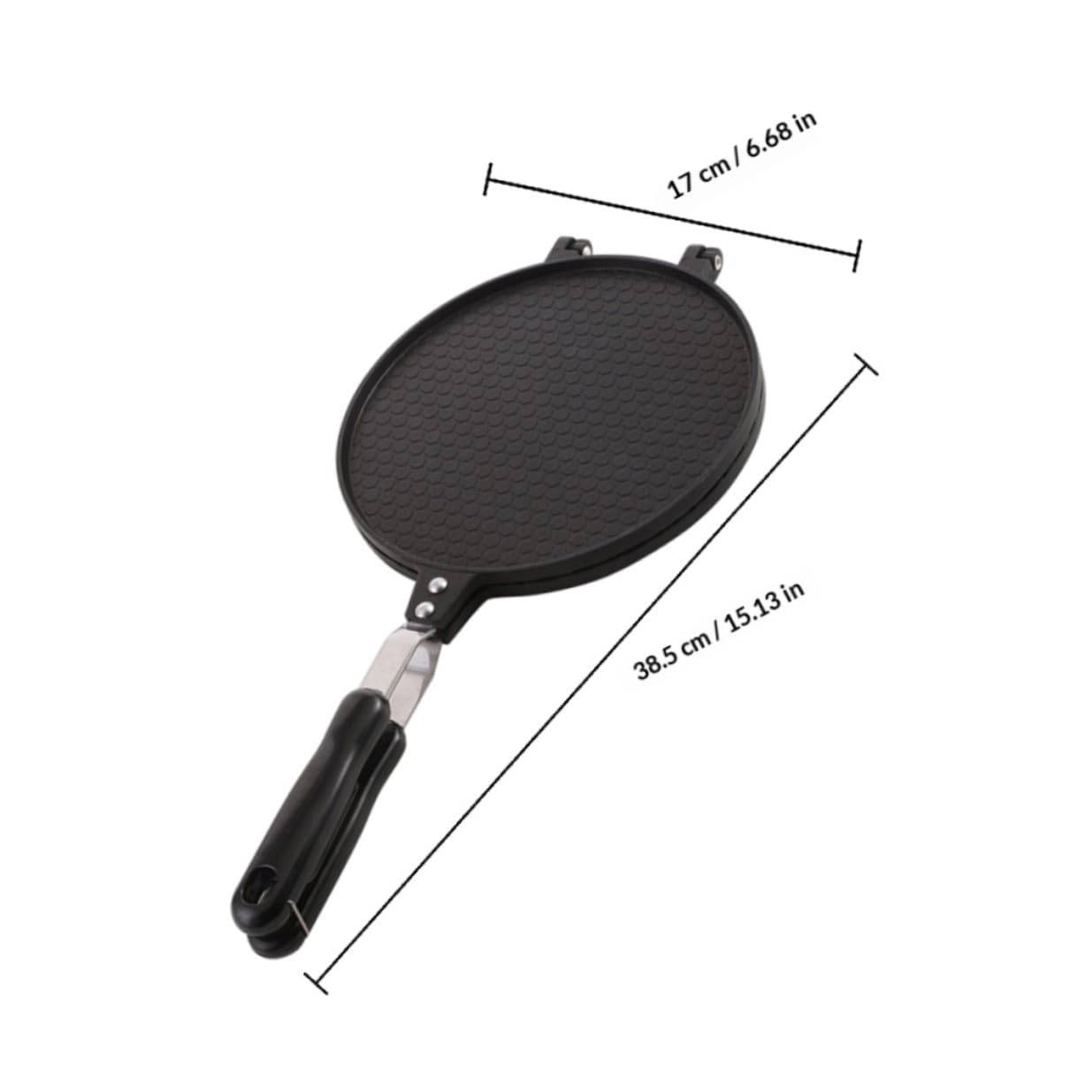 Housoutil Molde Portátil para Hacer Rollitos de Huevo y Conos de Gofre Pequeño, Sartén Antiadherente de Metal, Multifuncional para Cocina Doméstica y Horneado Creativo
