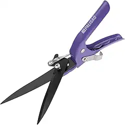 Palisad Tesoura para Grama 310 mm – Tesoura de Jardinagem com Cabo de Metal Verde, Tesoura de Jardim Resistente para Corte Preciso