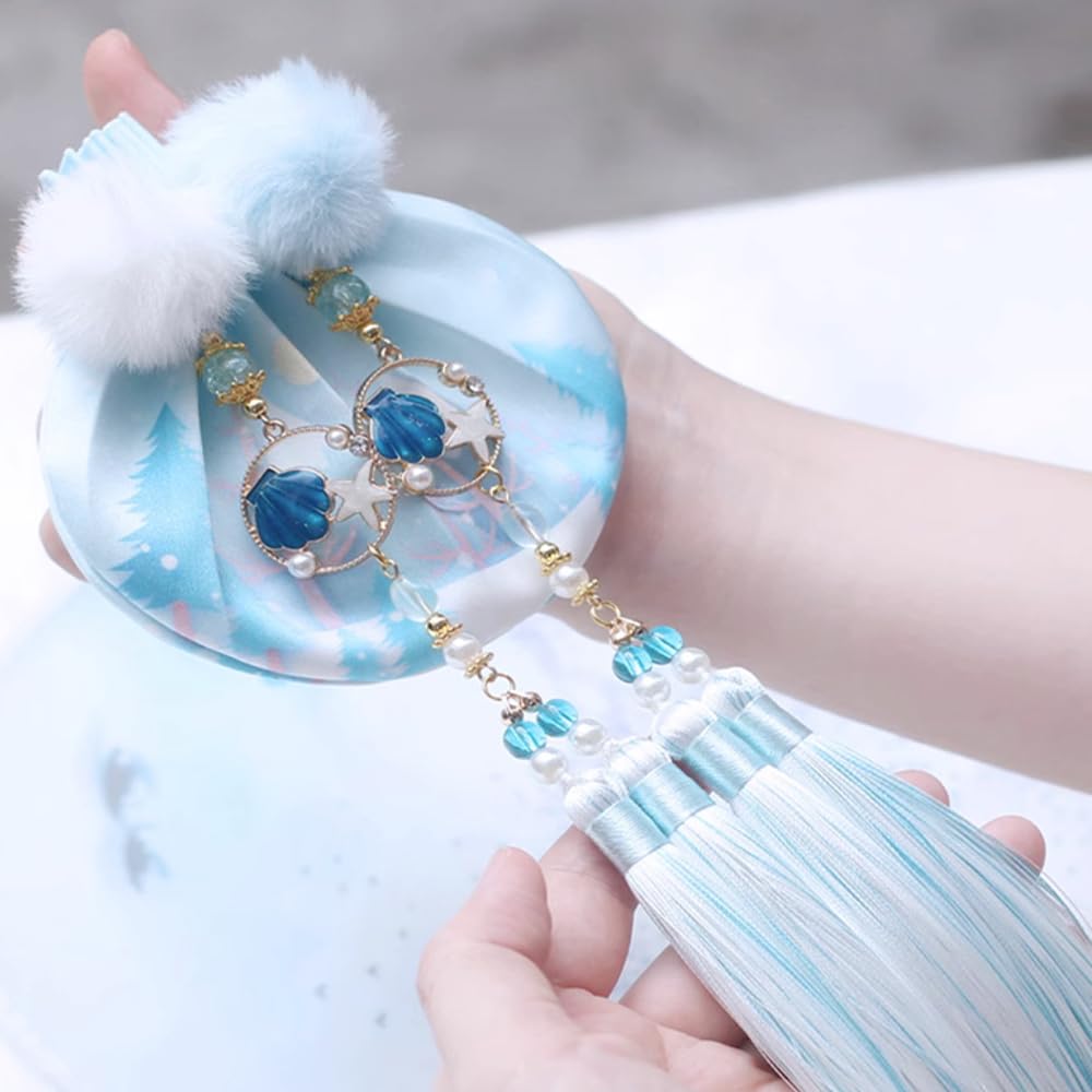 Hanfu bolso borla accesorios coche y colgante de cintura antiguo de 10 cm para bolsas