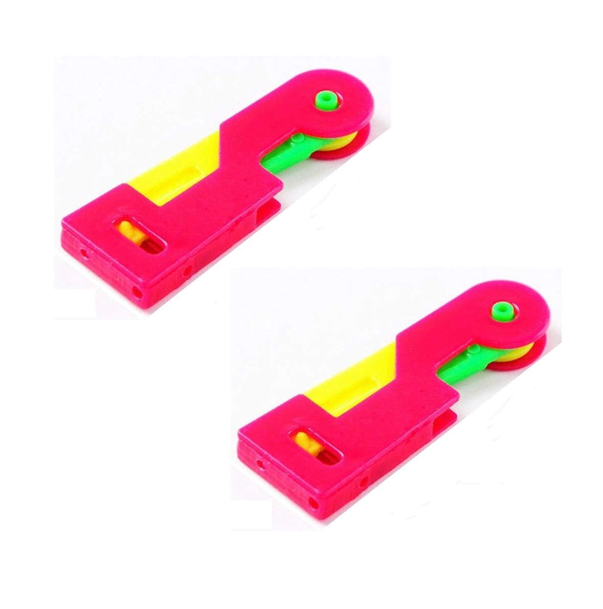 Automatic Needle Threader Tool Easy Threading for Hand Sewing, Embroidery & Quilting Plastic Thread Inserter for Poor Eyesight, Seniors, Beginners & Crafters Embroidery Tool (2 Pack)