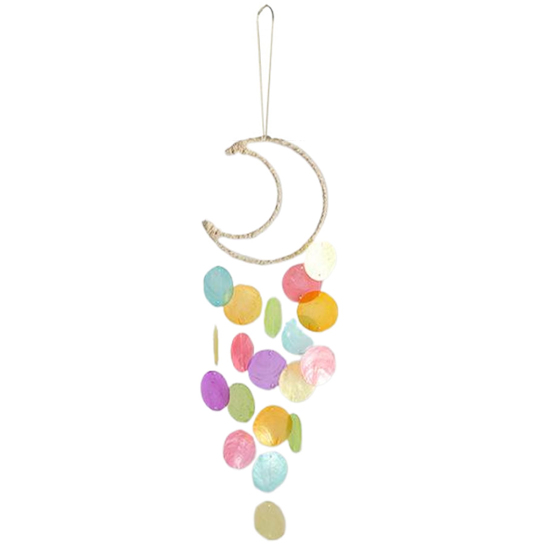 Wind Chimes for Outside 6x21.7 Inch DIY Seashell Wind Chime, Exquisite Windchimes Creative Hanging Chimes Decorative for Garden & Patio Colorful, Windchimes