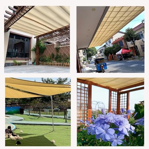 Filet d'ombrage protection UV 90% écran d'intimité robuste pour terrasse