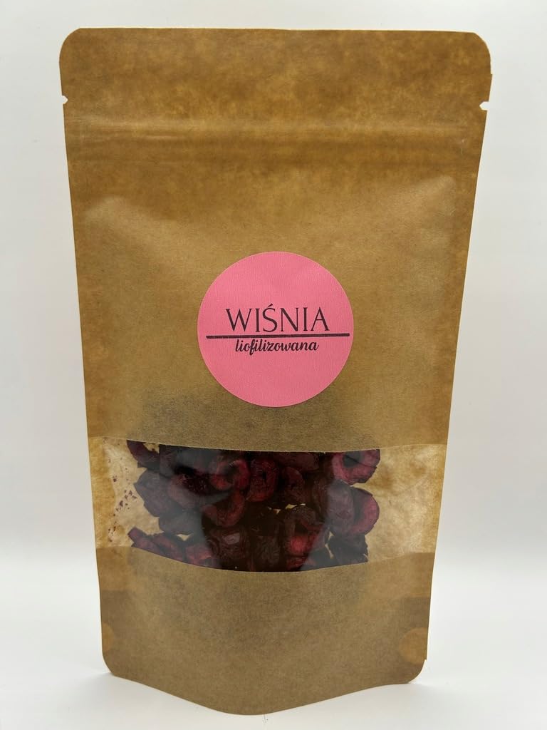 CEREZA LIOFILIZADA LIOFILIZADA 500G FRUTA RUBIDA LIOFILIZADA, FRUTAS LIOFILIZADAS Y SECADAS SIN CONSERVADOS Y SIN AZÚCAR