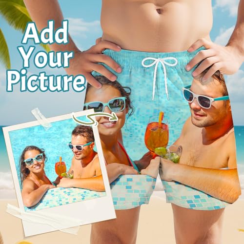 Custom Swim Trunks Men - Personalized Swim Trunks for Men, Custom Shorts with Photo, Customized Gifts for Boyfriend2