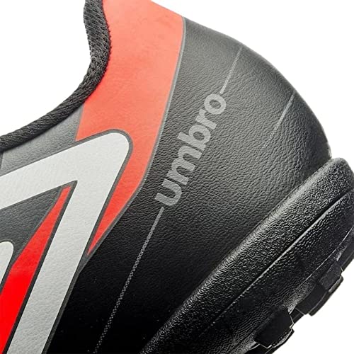 Chuteira Society Umbro Prisma + Preto/branco/coral U01fb00143-120-42