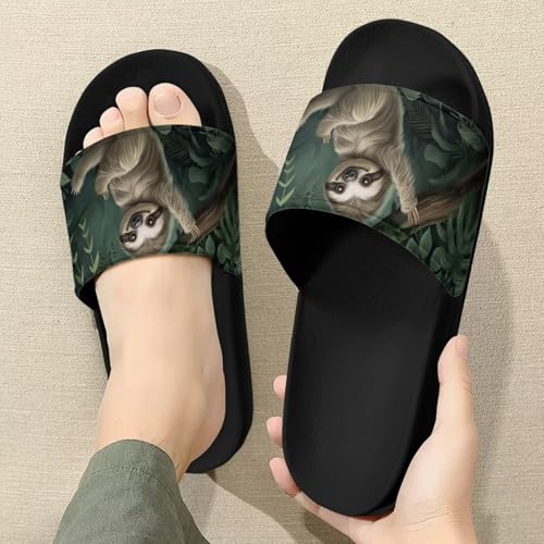 Cute Slide Sandals for Womens Comfort Quick-Dry Flat Shoes Beach Shower Slippers3