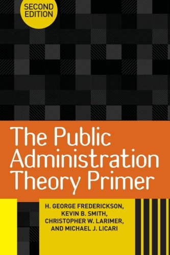 Buy The Public Administration Theory Primer — BookShops.in