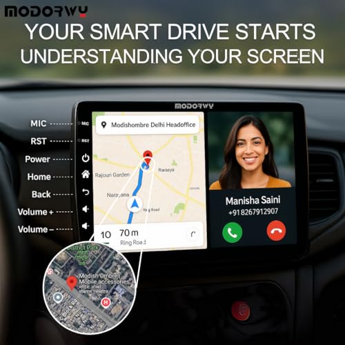 Image of Original QLED 9 inch Zlink Car Android Stereo | OS 13 | 4GB+32GB | Display Support Car Play & Android Auto | incl. AHD Rear Camera Compatible with Hyundai- 1 Year Warranty