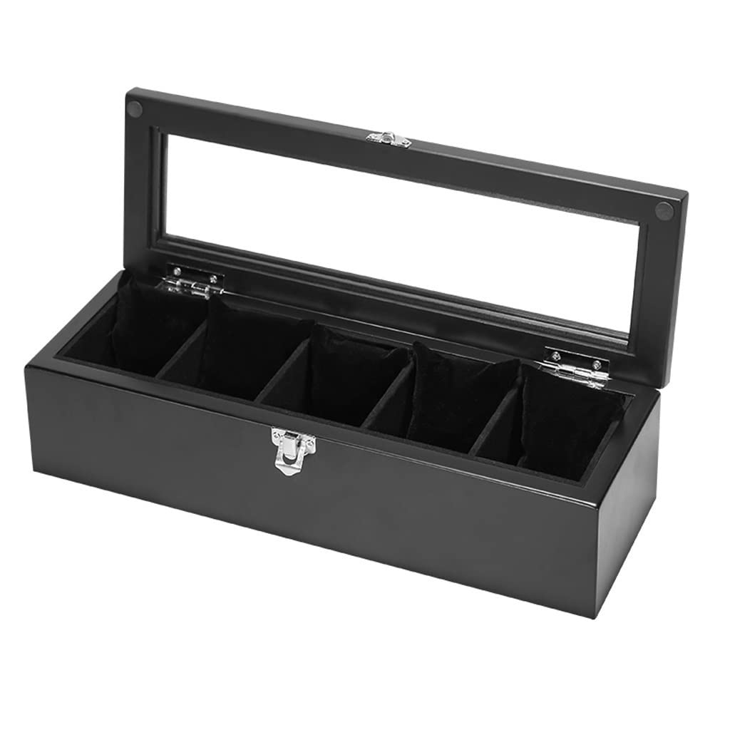 ANVLOJRIH Watch Box Nordic Retro Visual Display Box Multifunctional Watch Box Collection Storage Box Jewelry Box Men's Women's Watch Box Watches Box(A)