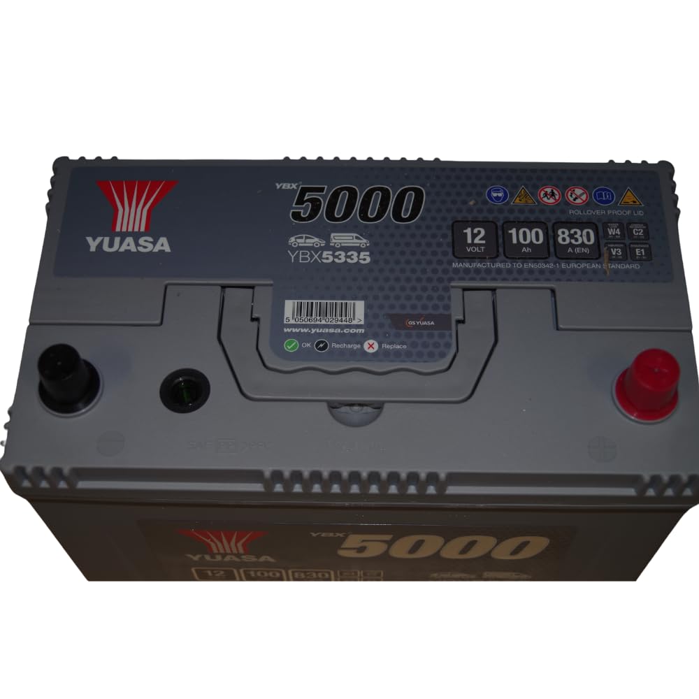 YUASA BATTERIE YUASA YBX5335 SILVER 12V 100Ah 830A