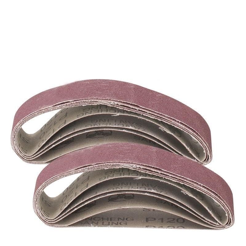 Bandes abrasives, Lot de 10 bandes abrasives 330 x 30 mm for ponceuse à bande, grain 1000, for bois, métal, polissage, papier de verre(800#)