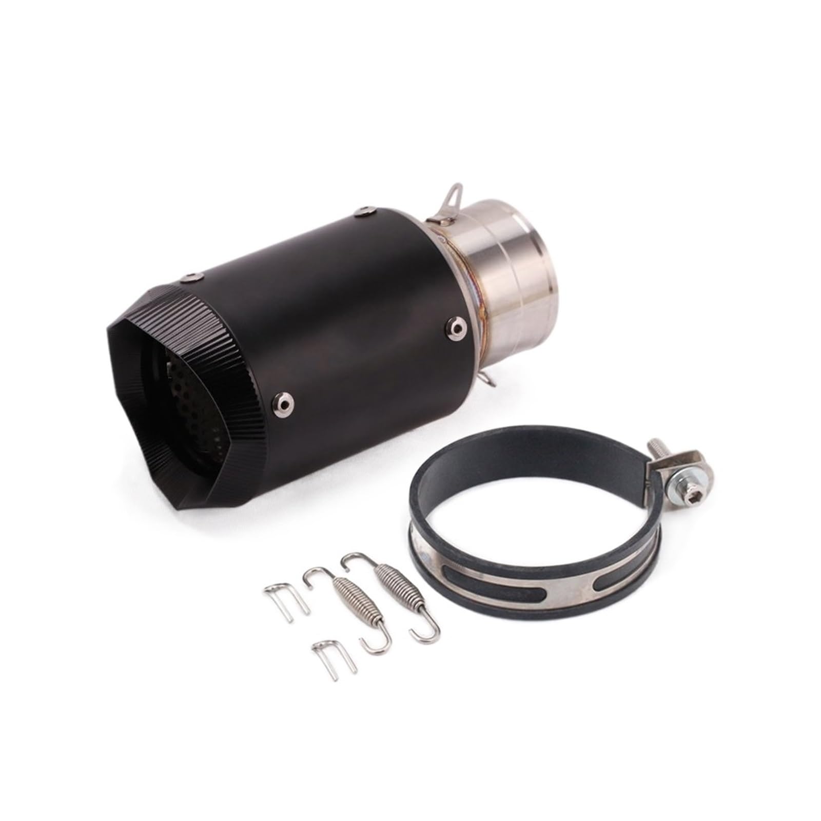 per Y&amaha FZ6 51MM 60MM Tubo di Scarico Moto Universale in Fibra di Carbonio Db Killer Tubo di Fuga Silenziatore Slip On (Color : 2, Misurare : 60mm)