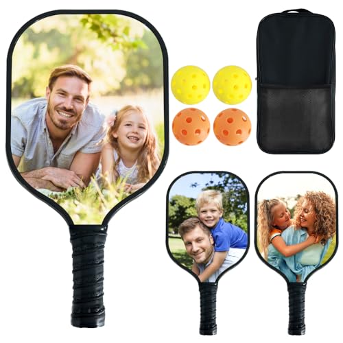 Custom Pickleball Paddle with Text/Logo/Photo...