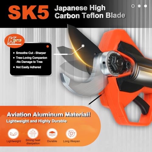 Image of Kebtek Professional Electric Pruning Shears 2025 NEW, 16.8V 30mm Electric Pruner Only Pruner Body Machine