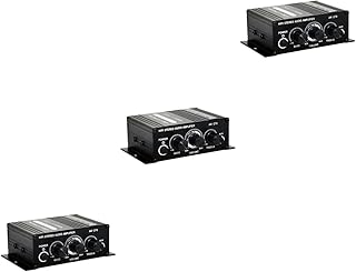 Mikikit Audio Component Amplifiers Dual Amplifier 3pcs Audio Amplifier Stereo Amplifier car amplifiers bass amp Digital Audio amp Small Megaphone Audio Power Amplifier