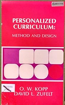 Paperback Personalized curriculum: method and design Book