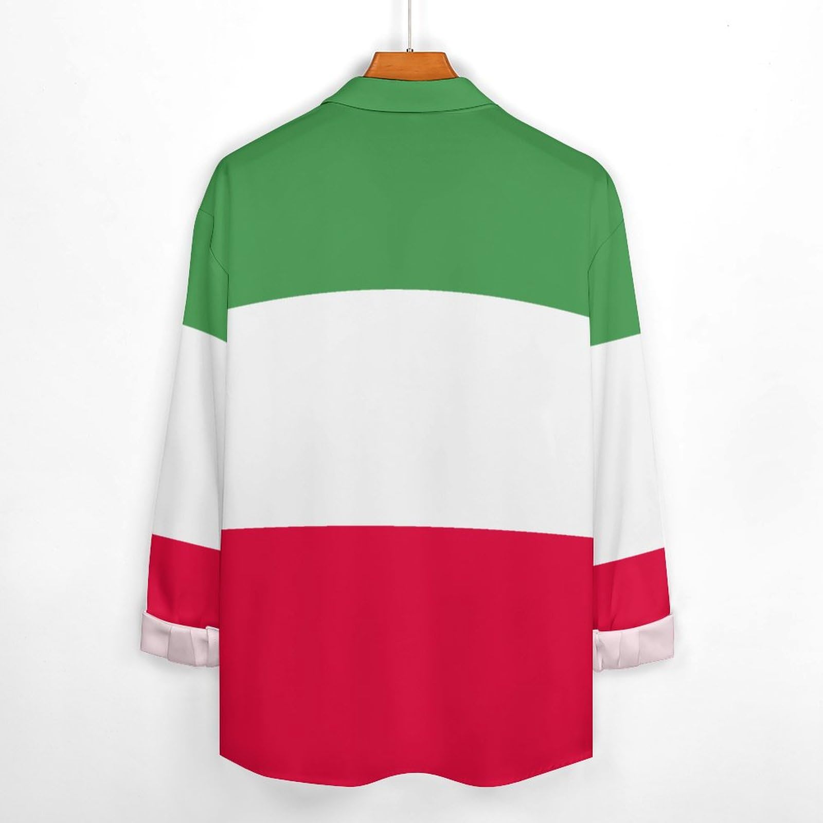 Amazon.co.jp: イタリア国旗 メンズ 長袖 シャツ ワイシャツ トップス 