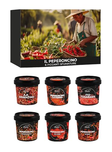 Peperoncino della Cayenna: con un livello di calore tra 30.000 e 50.000 unità Scoville, il peperoncino della Cayenna è perfetto per chi ama i sapori forti. È ottimo in zuppe, salse, stufati e piatti alla griglia. Stimola il metabolismo, favorisce la digestione e ha effetti antinfiammatori, rendendolo un’aggiunta benefica alla tua dieta.