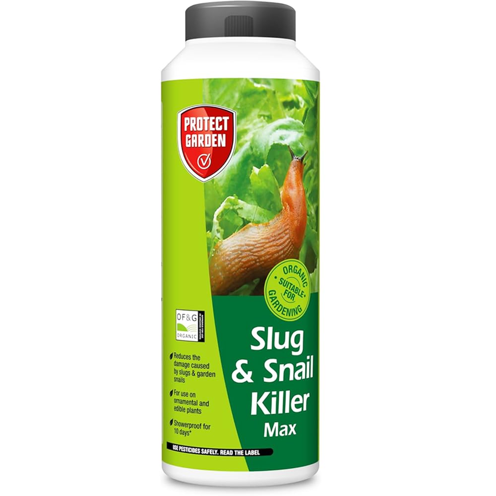 Protect Garden Slug & Snail Killer Pellets MAX 800g (Pack of 1) – Pet Friendly Slug Pellets for Garden | Slug Repellent, Slug Traps, Nematodes for Slugs & Snail Killer | Slug Pellets for Garden Use