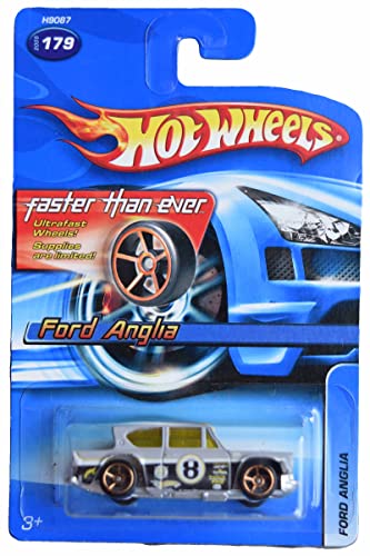 Prodotto in Malesia Hot Wheels Ford Anglia, più veloce che mai #179