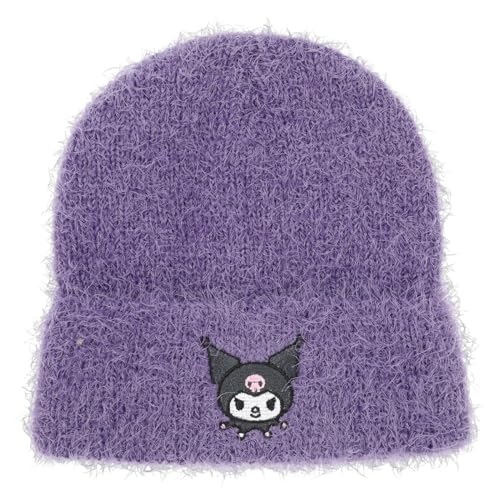 Bonnet jacquard Kuromi Sanrio le cadeau idéal pour les fans de pop culture