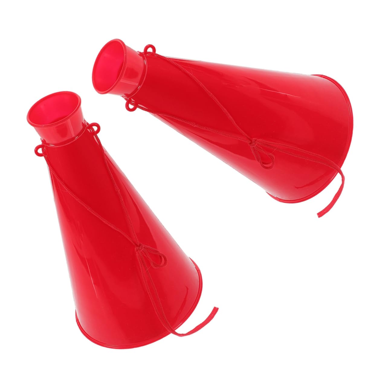 Garneck 2pcs Party Horns for Cheer Megaphones Decorative Megaphones for Cheer Parties Portable Plastic Toys for Kids