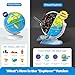 PlayShifu’s Latest Educational Globe for Ages 4+ - Orboot Earth Explorer | AR Interactive Globe Toy | 400+ Wonders | 1000+ Facts | Exciting Features | Constellation Mode | Magic Stylus | Zap-on Panels | 720° Rotation | Fun Games | Solve Mysteries | STEM Toy | Free App