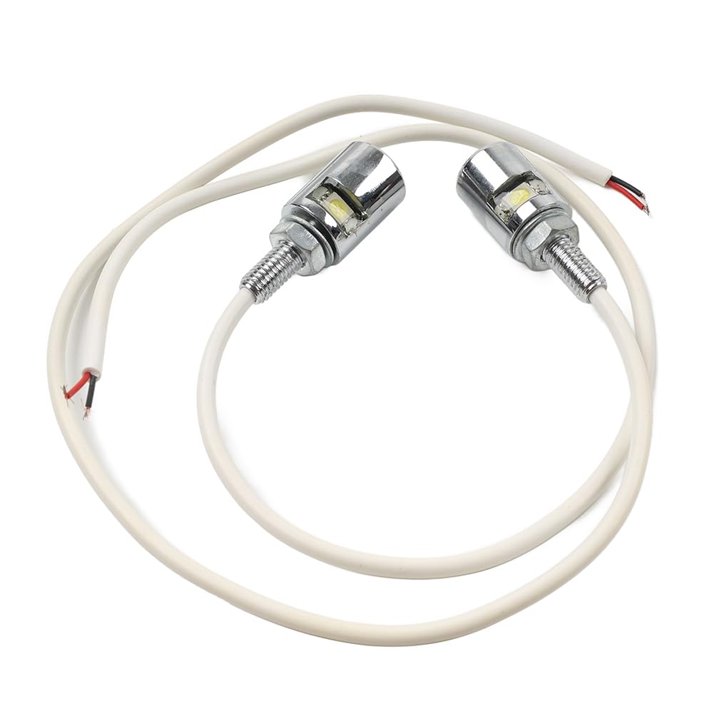 Cnfang4 Motorbike License Plate Light Bolt Lamp for HONDA for Suzuki for Kawasaki for Yamaha